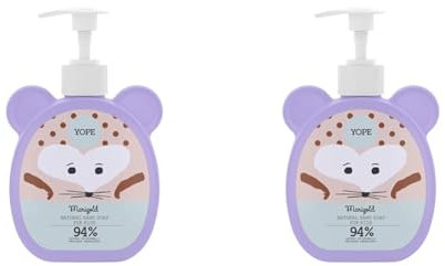 YOPE Natürliche Seife für Kinder Calendula 400ml (Packung mit 2)