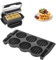 Hivio Waffle Insert Compatible with OptiGrill XL, Silicone Waffle Tray Insert for OptiGrill 4-in-1 XL, 2-in-1 XL, Elite XL, Plus + XL, Elite Plus XL, Baking Tray for Optigrill XL