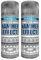 DIOXSTAR Hammer Effect Grey Spray Paint, Unique and Stylish Hammered Finish, Easy Application, Long-Lasting Protection, For Interior & Exterior Surfaces, 400ml (2 PCS)