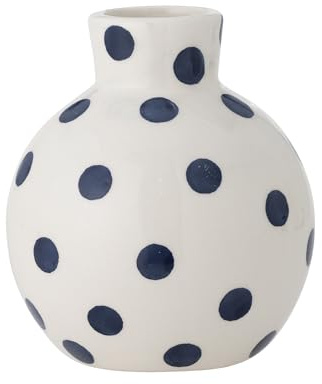 Bloomingville Fian Vase, Blue, Keramik, T11xH11 cm