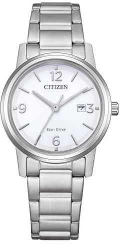 CITIZEN Orologio solare Eco-Drive con data e numeri arabi in diverse varianti