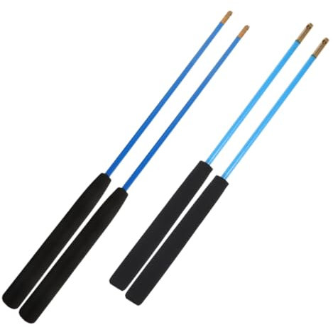 Kisangel Ensemble De Bâtons De Diabolo The Rod Bâtons De Jonglerie Et De Fitness Pour Seniors Fixation Facile Des Cordes Prise Confortable Intérieur/extérieur
