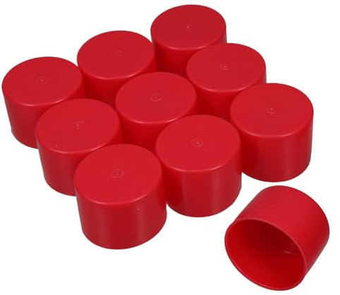 HOMOCONO 10stücke Stahlrohr-schutzhüllen Schutzkappen Für Gerüstrohre Kunststoff-endkappen Passend Für Bau Und Renovierung Innen Und Außenbereich