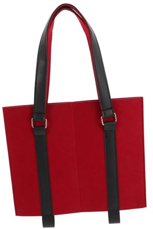 Toyvian Filztasche für Weinflaschen Faltbare Tragetasche Weintragetasche aus Filz Weinflaschenverpackung für Reisen und Veranstaltungen Wiederverwendbare Weinflaschentasche