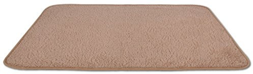 Bestlivings hellbraune Tierdecke Lammflor 80x120 cm