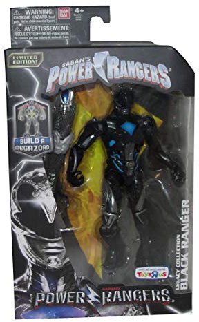 Limited Edition Mighty Morphin Power Ranger Legacy Movie Figures Toys R Us Exclusive Black Ranger