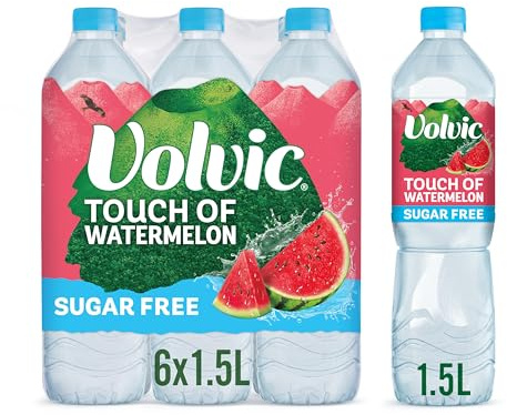 Volvic Touch of Fruit Watermelon Sugar Free Still Flavoured Water Multipack 6x1.5L