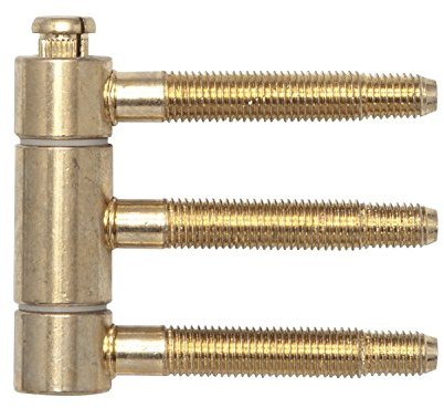 Steckband 3-tlg. f. gefälzte Holztüren, ø 18 mm, Höhe 61 mm, Edelstahl