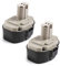 VANTTECH 2 Stück 1822 Akku für Makita 18V 4.8Ah NI-MH Ersatz für Makita PA18 1822 1823 1834 1835 192826-5 192827-3 192829-9 193159-1 193140-2 193102-0 194105-7