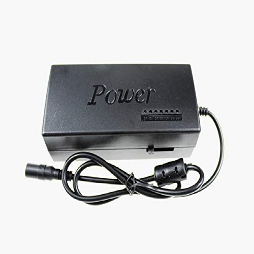 TechnoMedia Power Supply Universal-Netzteil, verstellbar, DC 12 V, 15 V, 16 V, 18 V, 19 V, 20 V, 24 V, 5 A, 8 Klinkenstecker