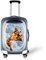 Elastisch Kofferhülle, DOTBUY 3D Reise Kofferschutzhülle Gepäck Cover Reisekoffer Hülle Schutz Bezug Schutzhülle Waschbare Reisetasche Kofferbezug (Brille Giraffe,S (18-20 Zoll))