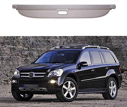 Auto Laderaumabdeckung FüR GL Class X164 GL350 GL400 GL450 GL550 2006-2012 Kofferraum Abdeckung Rollo Einziehbar Kofferraumabdeckung Hutablage Zum Schutz Der PrivatsphäRe Cargo Cover