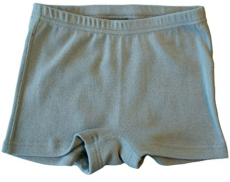 HERMKO 2710 Mädchen-Pant Panty aus 100% Bio-Baumwolle, Girl Unterhose Hose, Farbe:grau, Größe:176