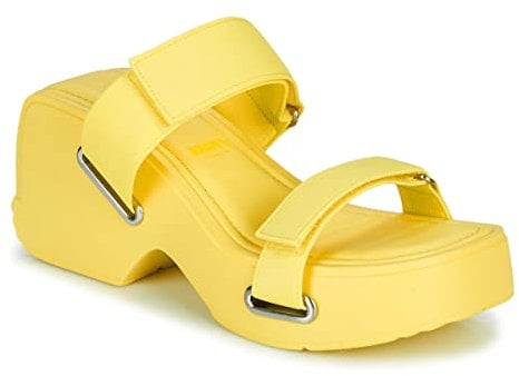 Bronx Upp-Date Pantoletten/Clogs Damen Gelb - 39 - Pantoffel Shoes