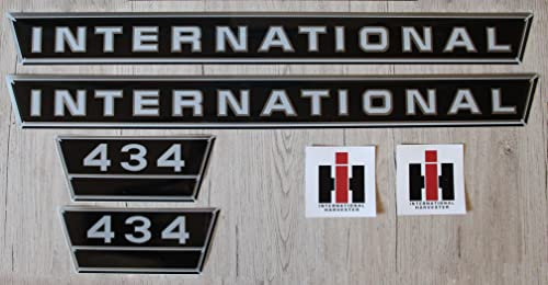 IHC/Mc Cormick Aufkleber international 434 Silber Logo Emblem Sticker Label Set groß