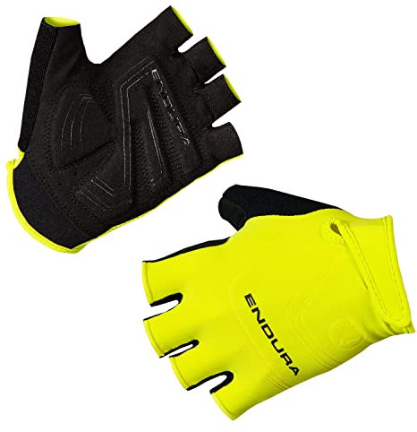 Endura Herren Xtract Radhandschuh | Gel-Polsterung | Silikonprofil Handschuhe, Leuchtend Gelb, S