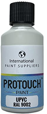 PROTOUCH 30ML uPVC, PVC, PVCu BRUSHABLE TOUCH UP PAINT - RAL 9002 Grey White - Satin Finish
