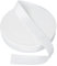 5 Metros de Largo Cintas Elásticas, Ancho 20 mm Cinchas Tapiceria,Cinta elástica de Costura,Cinta elástica Ancha y Plana,para Tejer, Correa Resistente para Ropa, Pantalones-Blanco