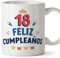 MUGFFINS Tazas 18 Cumpleaños - En Español - ¡Feliz Cumpleaños! - 11 oz / 330 ml - Regalo original y divertido