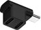 cablecc Adaptador divisor de datos USB 3.0 tipo C macho de 10 Gbps a doble hembra en ángulo compatible con laptop Steam Deck