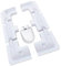 OBLLAR Lot de 7 supports de montage pour panneau solaire en ABS-Sans perçage-Largement utilisés sur les toits de camping-car,caravanes,véhicules,camping-cars,abris de jardin,garages,bateaux (blanc)