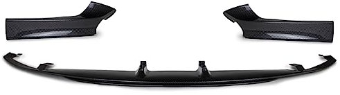 Set Sport-Performance Frontspoiler Carbon Glanz kompatibel für BMW 2er F22 F23 ab Bj 2013 DM Autoteile 2-14078