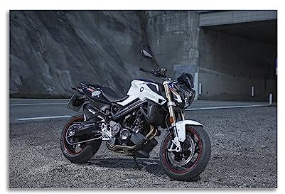 BITTU Motorrad-Poster für BMW F800R Sportfahrrad, dekoratives Gemälde, Leinwand, Wandbild, Kunstbild, 30 x 45 cm