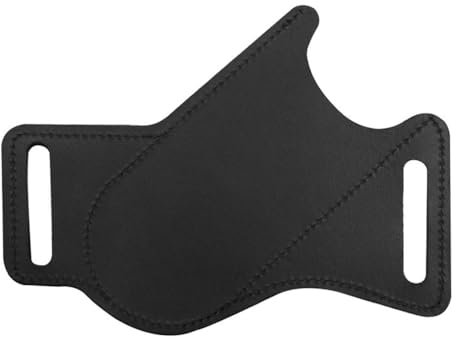 Funda de Cuchillo Plegable, Funda de Cuchillo de Cuero EDC Funda de Cuchillo de Bolsillo con trabilla para cinturón para Camping, Senderismo, montañismo, Aventura al Aire Libre