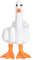 Mittelfinger Ente Harz Ornament,Lustige Mittelfinger-Entenstatue,Middle Finger Duck,Lustige kleine Ente Dekor für Zuhause, Schreibtisch, Desktop, Einweihungsgeschenk