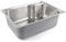 Edelstahl Küchenspüle, 620 x 430 mm Küchenspülen Gastrospüle Spülbecken Küche 1 Becken Einbauspüle Spülbecken, Lochbohrung möglich, Silber