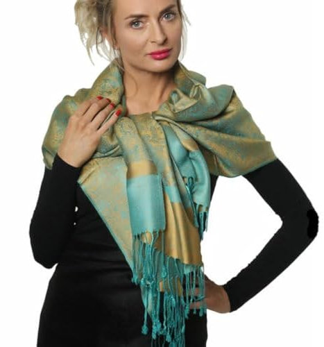 PashminaShine-Weich wie Kashmir-Seide Leicht-Schal Sommer-Halstuch-Schal Herren-Schals und Tücher für Damen-Pashmina für damen