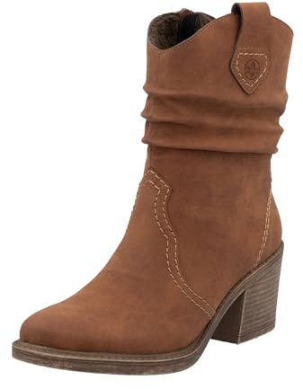 Rieker Y1284, Stivali Donna, Marrone, 38 EU