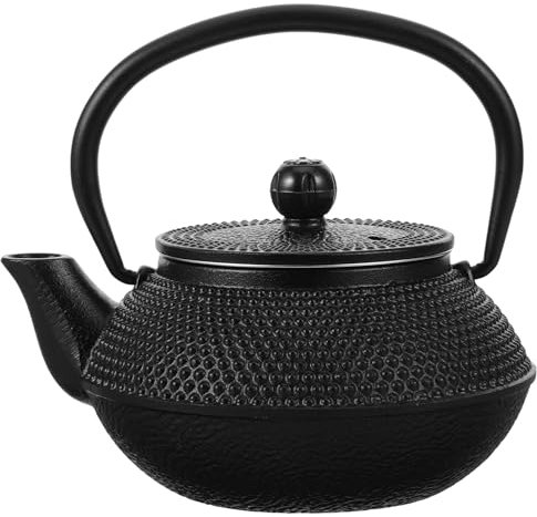 Cast Iron Teapot Tea Kettle - 0.3L Japanese Tetsubin Tea Kettle Stovetop Safe, Tea Pot with Stainless Steel Infuser, Suitable for Home, Travel, for Fathers Day