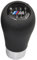 GIONAR Schaltknauf, 5-Gang Schaltknauf, Schaltkopf Universal Knauf Handball Schwarz für BMW 1er 3er E36 E38 E53 E60 E61 E63 E64 E83 E87 E88 E91 E92