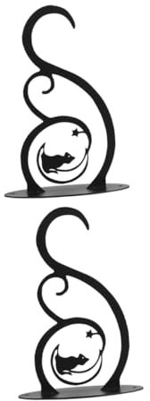 Yardenfun Lot De 2 Décoratifs Pour Plantes Murales En Fer Pour Lanternes Accessoires De Décoration Pour Plantes D'intérieur