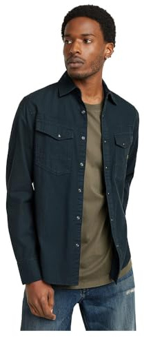G-Star Men's Dakota Slim Shirt , Blue (legion blue gd D25223-D454-B853), XL