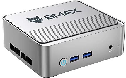 Bmax Mini PC 11th Gen 4-Core N5095 16GB RAM/512GB SSD 4K Dual Screen Display Push-Pull Cover WiFi5/Dual HDMI/4 USB 3.0/BT4.2