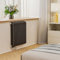 EMKE Radiateur 60x59 cm, Design en D, Radiateur Horizontal à Panneaux, Connexion Latérale, Double Couche Anthracite, 969W