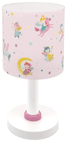Dalber Lampe de chevet ou de table Fairy Dreams Fées Rose