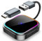 Airminti 2 IN 1 Carplay Wireless Adapter & Android Auto Wireless Adapter, Plug und Play, Mini Stabiler Wireless CarPlay Adapter, Kompatibel mit Autos ab 2016 und iOS 10+/Android 11+