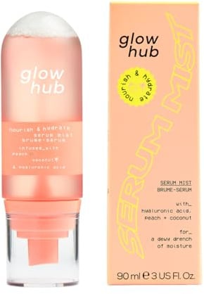 Glow Hub Nourish & Hydrate Serum Mist with Hyaluronic Acid for Normal to Dry Skin 90ml