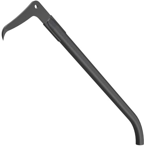 Dolibest Pickaroon Logging Tool, 71cm Log Roller Hookaroon Hook Heavy Duty Forestry Dragging Multitool Firewood Splitter Equipment for Rolling Moving Lifting with Anti-slip Handle, End Curved Design