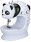 Outbit Nähmaschine für Kinder und Anfänger, Mini Panda Nähmaschine, 12 Stichmuster, Strom und Batteriebetrieb, Zuhause, LED Licht, Vor und Rückwärtsautomatik