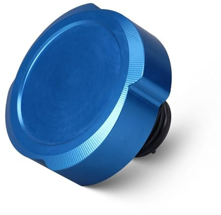 en Radiadores del motor Tapa del depósito de refrigerante del tanque de expansión del radiador para BMW E46, E36, E39, X3, E83, X5, E53, Z4, E85, E8617117639022,17111742232) Enfriador de aceite(Blue)