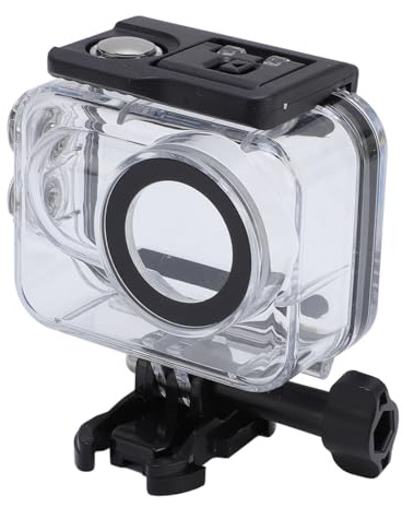 60 M/196ft Housing di Immersioni Subacquea Subacquea per Go 3 Go 3s, Case di Immersione Invisibile con Shell di Copertura Protettiva con Staffa (Senza filtro)