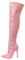 Generisch Stivali da donna alla moda di alta qualità Stivali alti al ginocchio con tacchi a spillo per donne eleganti, Colore: rosa., 42 EU