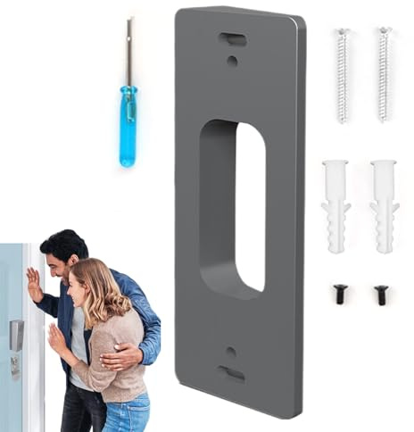 Doorbell Holder - Ring Doorbell Mount, Enabled Video Doorbells, Replacement Angle Adjustment Video Doorbells Mounting Plate Bracket Wedge Kit | Ring Models Camera Mount Kit for Wireless Smart System