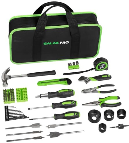 GALAX PRO 69 piezas juego de herramientas completo con maletín profesional | Ideal para reparación y mantenimiento | Para mecánica y hogar