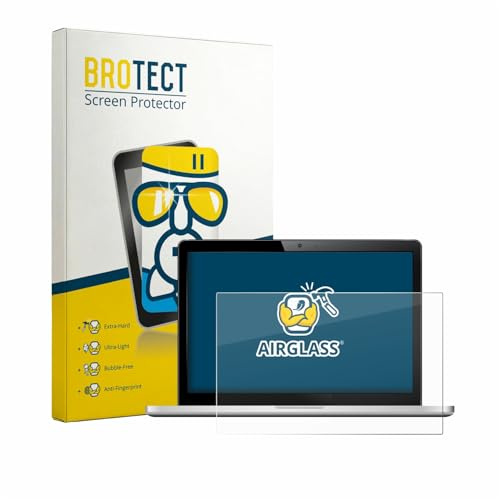 BROTECT Schutzglas für Displays 15.3 (38.9 cm) [329x205.6 mm, 16:10] | Transparenter Displayschutz Made in Germany Notebooks Schutzfolie Panzer Folie Glas 9H Einfache Montage Clear