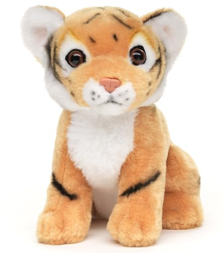 Uni-Toys - Tiger Baby, sitzend - 18 cm (Höhe) - Plüschtier, Kuscheltier